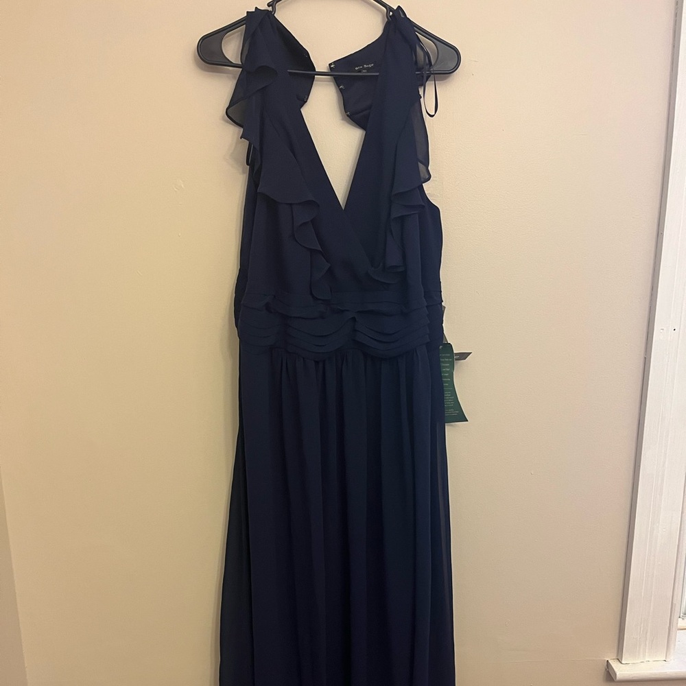 NWT Blu Sage navy blue long dress